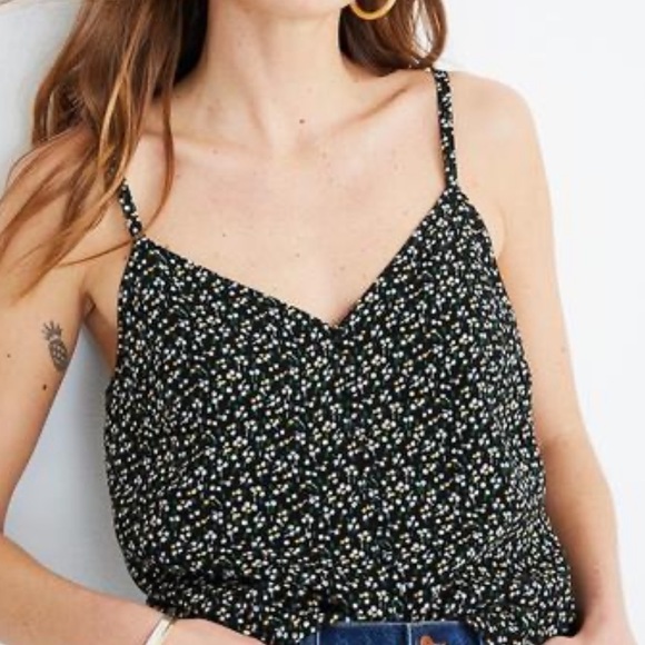 Madewell Tops - Madewell Button-Down Cami Top in Playground Posies